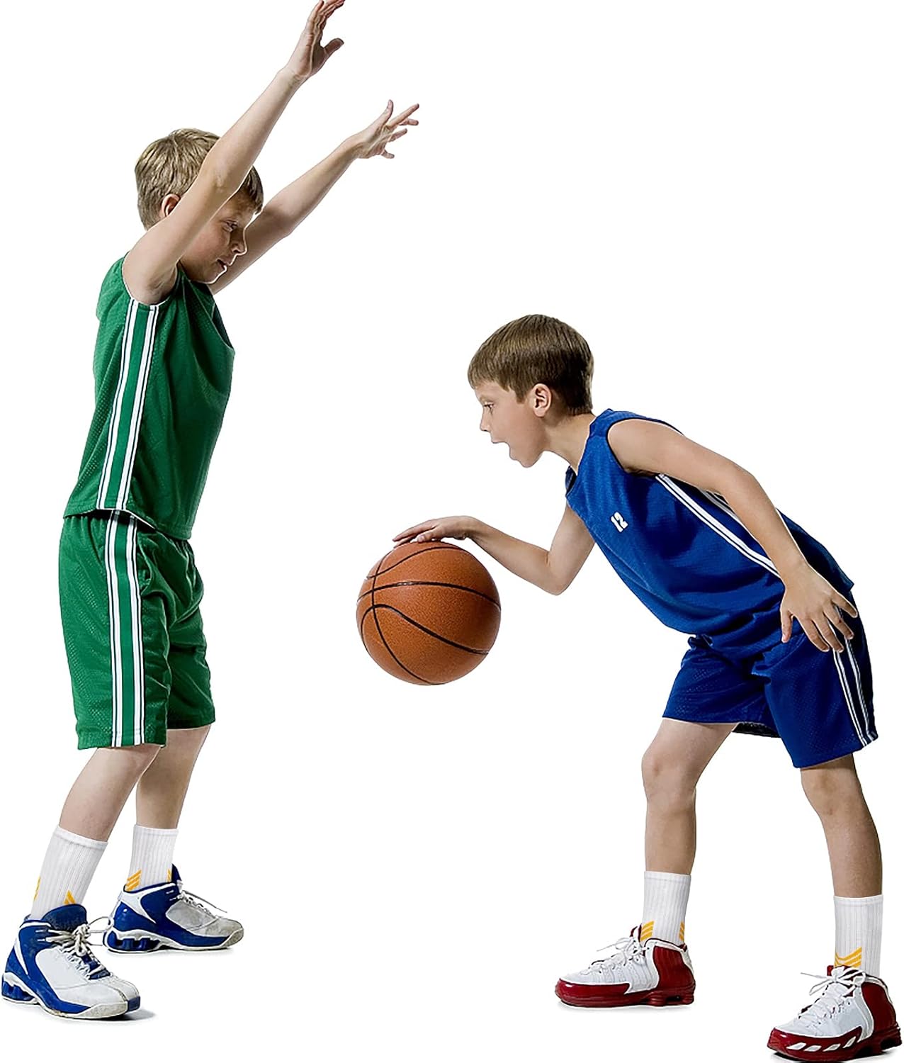 GRPSKCOS Boys Basketball Socks Athletic Outdoor Sock 6 Pairs Hiking Sports Socks for Boys Girls 5-14 Years - Image 3