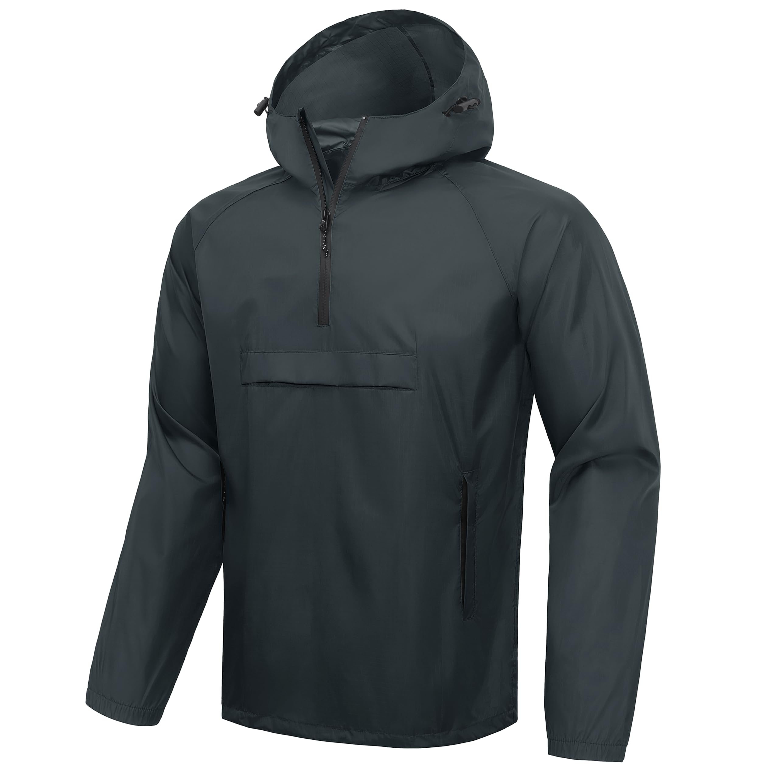 SWISSWELL Men's Rain Jacket Waterproof Lightweight Pullover with Hood