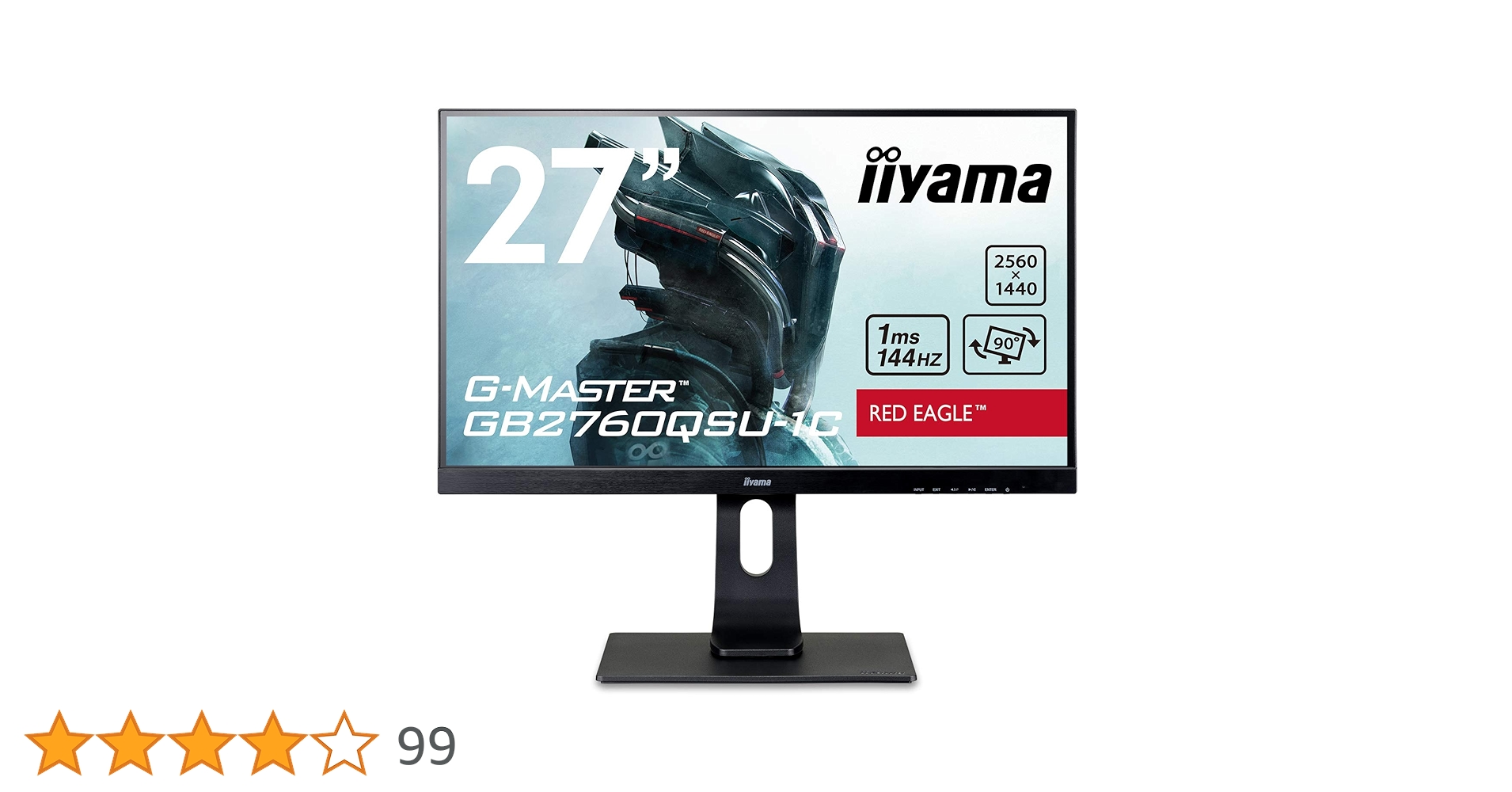 iiyama G-MASTER  144Hz対応 27インチゲーミングモニター iiyama G-MASTER GB2770HSU-B6 27インチ フルHD(1920×1080) ゲーミング