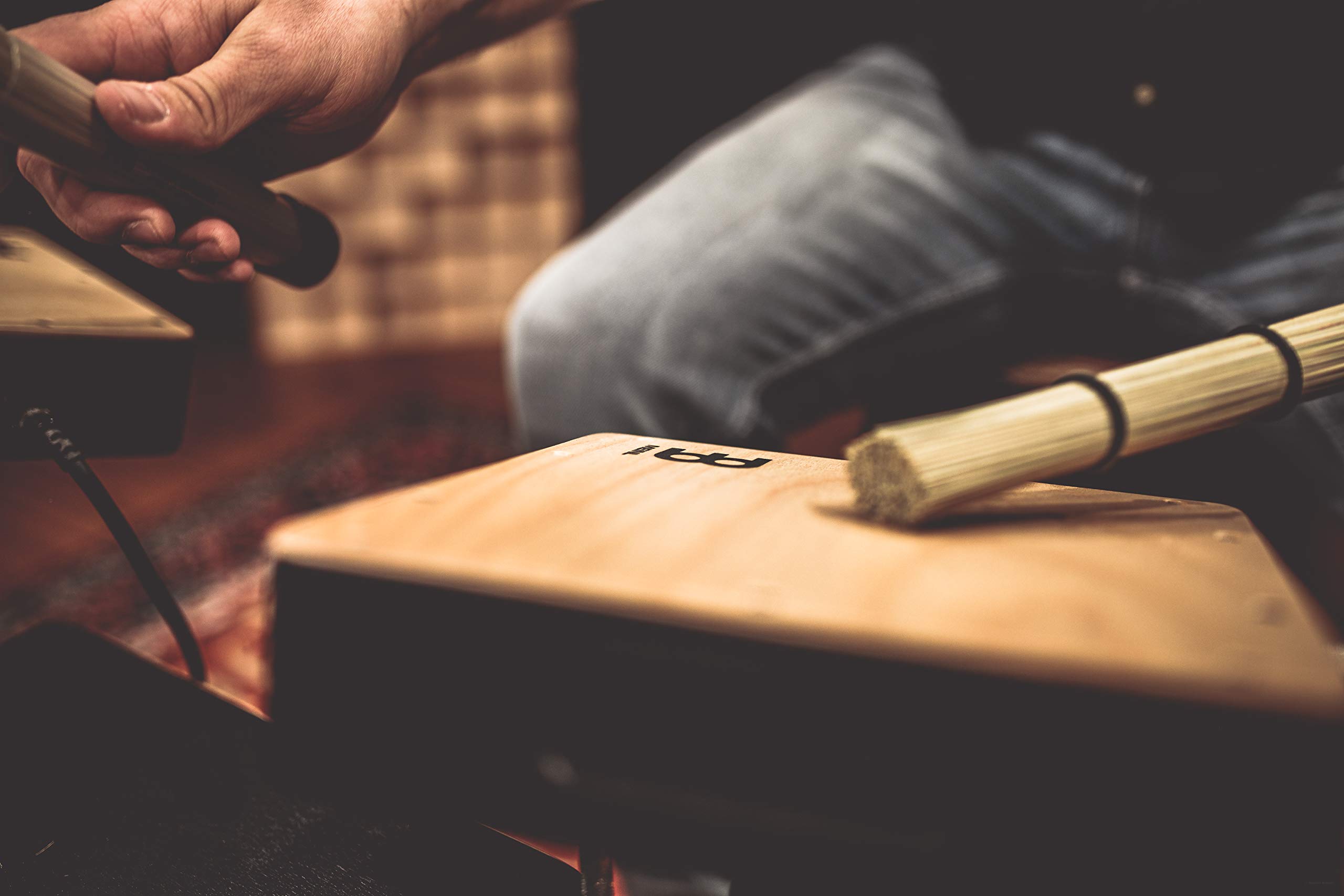 Meinl Percussion Pickup Cajon Tom Tap – Made in Europe – Legno di betulla baltica, ingressi e uscite da quarto di pollice, garanzia di 2 anni (PCTT)