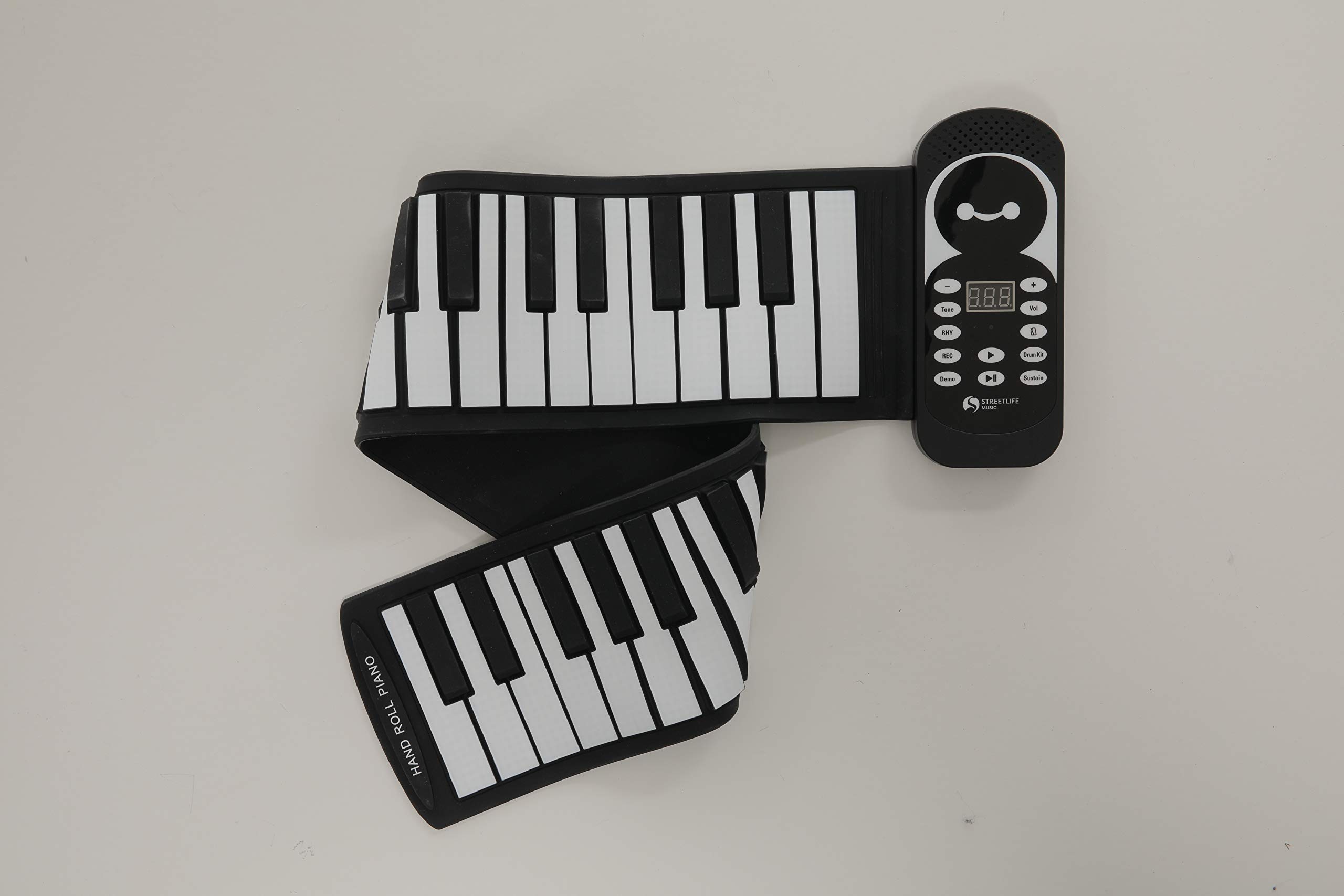 modernes elektronisches Roll Piano 49 Tasten schwarz