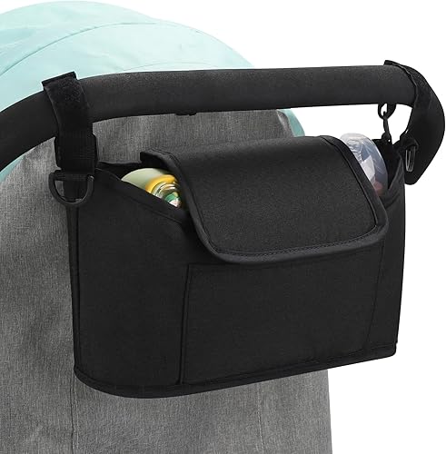 Miniatura 4 de Accmor Organizador universal para cochecito, organizador de bolsa de cochecito, organizador de cochecito, accesorios para Uppababy, Baby Jogger,
