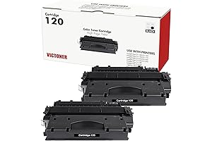 VICTONER Compatible Canon 120 Toner Cartridge Replacement for Canon imageCLASS D1120 D1550...