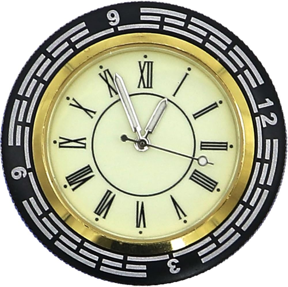 Bike Clock, Waterproof Clock for Bike, Luminous Cycling Clock Bicycle Stem Cap Clock - Top Designer Biking Accessories; Bike Headset Clock Made from CNC Aluminum Alloy