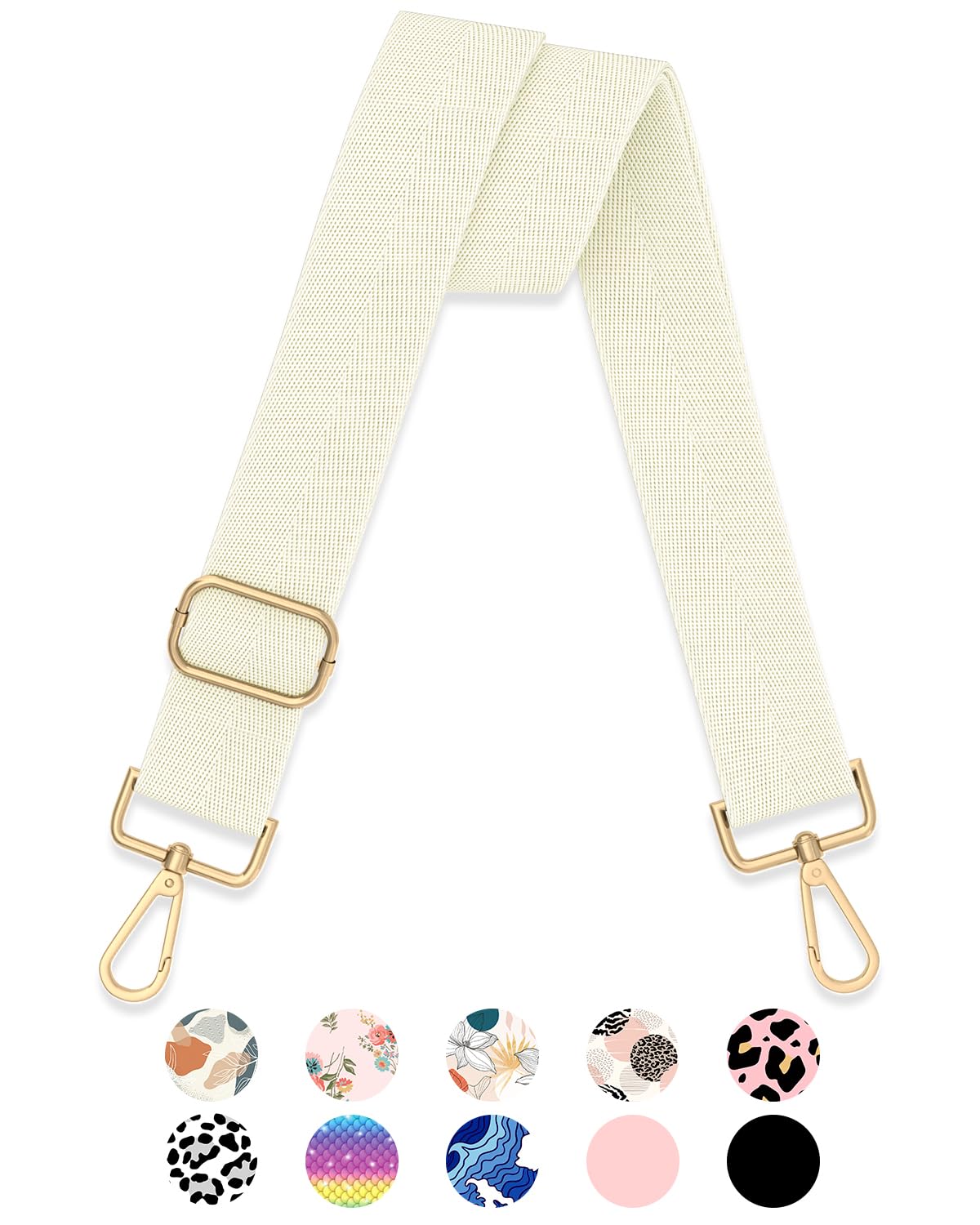 Gukeniu Wide Shoulder Strap Purse Strap Adjustable Replacement Crossbody Handbag Extender Bag Belt