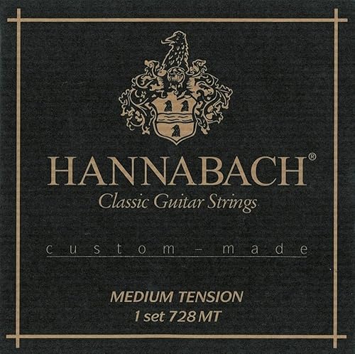 Hannabach 652688 Klassikgitarrensaiten Serie 728 Medium Tension Custom Made 3er Bass Hannabach 652688 Klassikgitarrensaiten Serie 728 Medium Tension Custom Made 3er Bass