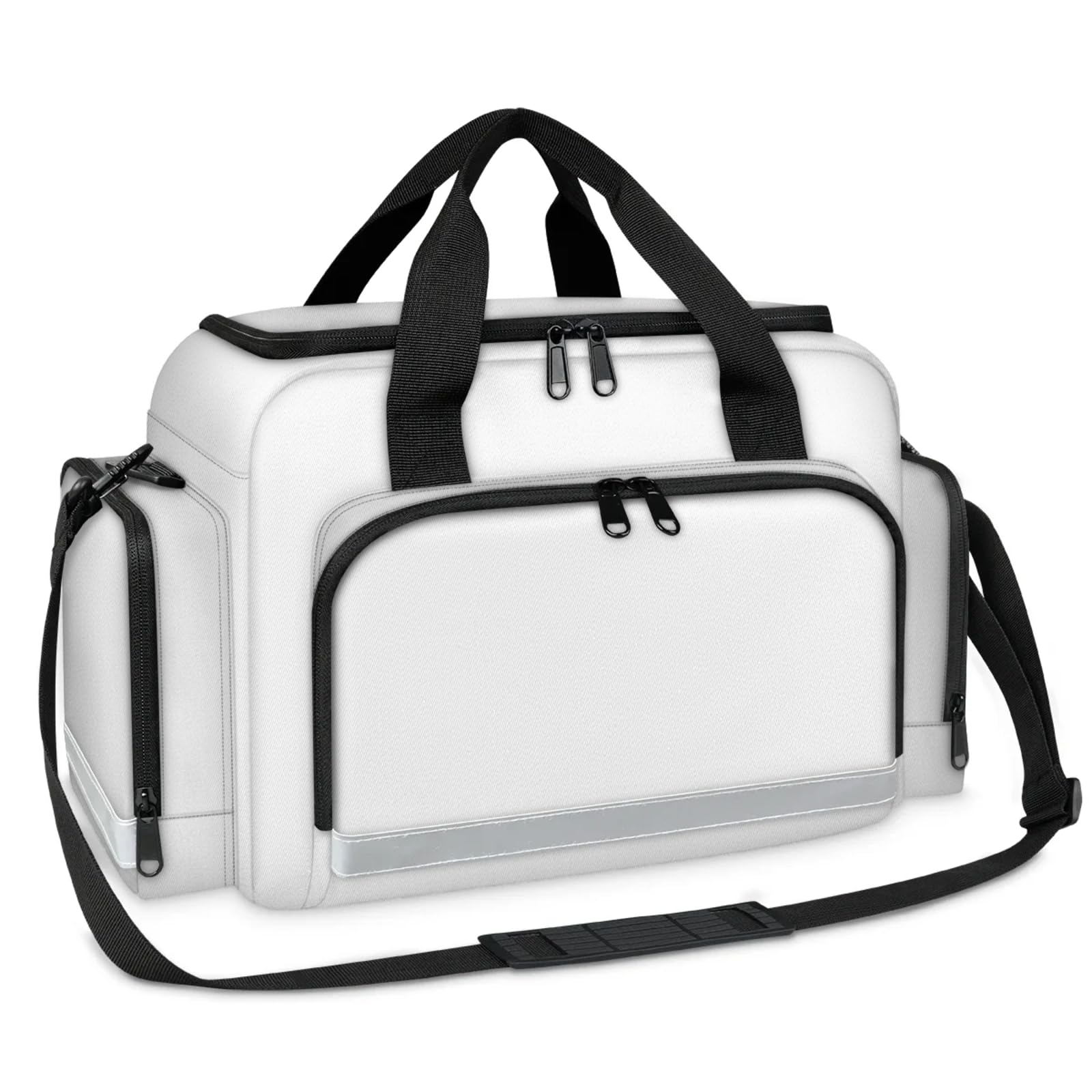 GzLeyigou First Aid Bags Empty, Dark Leopard Print Emergency Bag First Aid Kit Multiple Compartment Kit Carrier On Call Trauma Bag For Paramedics Emergency Medical Supplies Kit