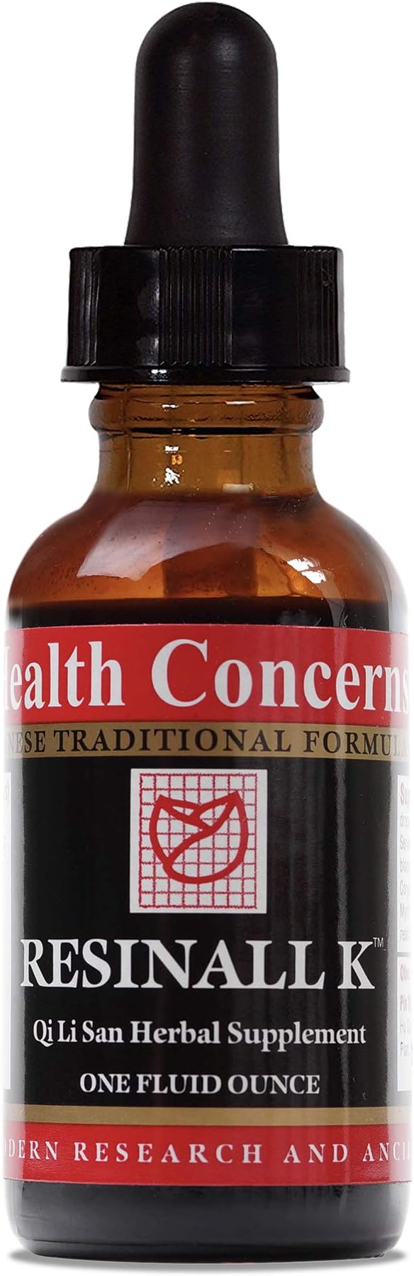 Health Concerns - Resinall K - Qi Li San Herbal Supplement - 1 fl. oz.