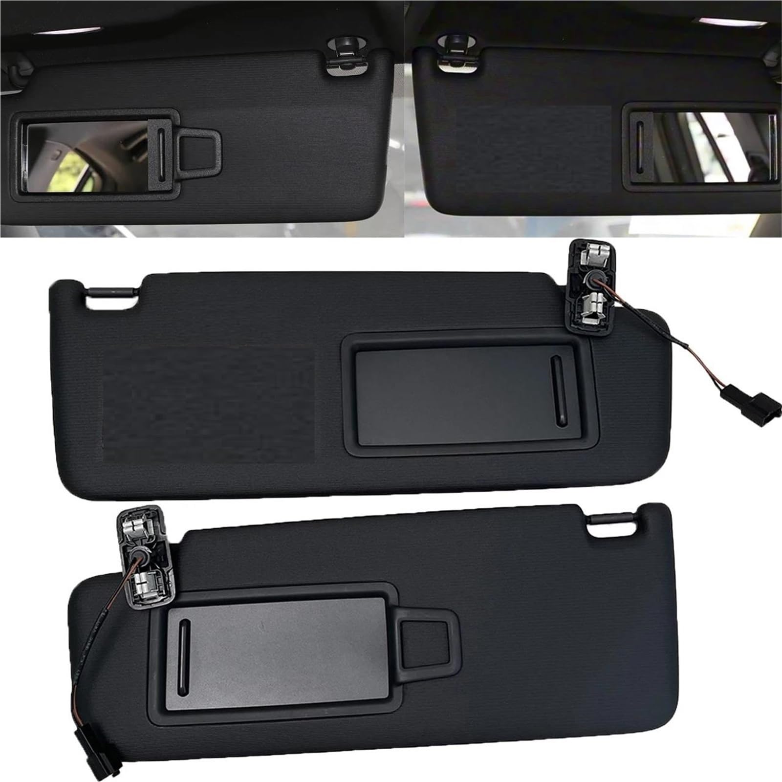 Alette Parasole Per Auto Per SEAT Per Arona, Per Ibiza/ST, Per Ateca 2016-2023 | Codici OEM: 5GG857551, 5GG857552, 5G0857551, 5G0857552 Parasole Auto Parabrezza(Sinistra e destra)