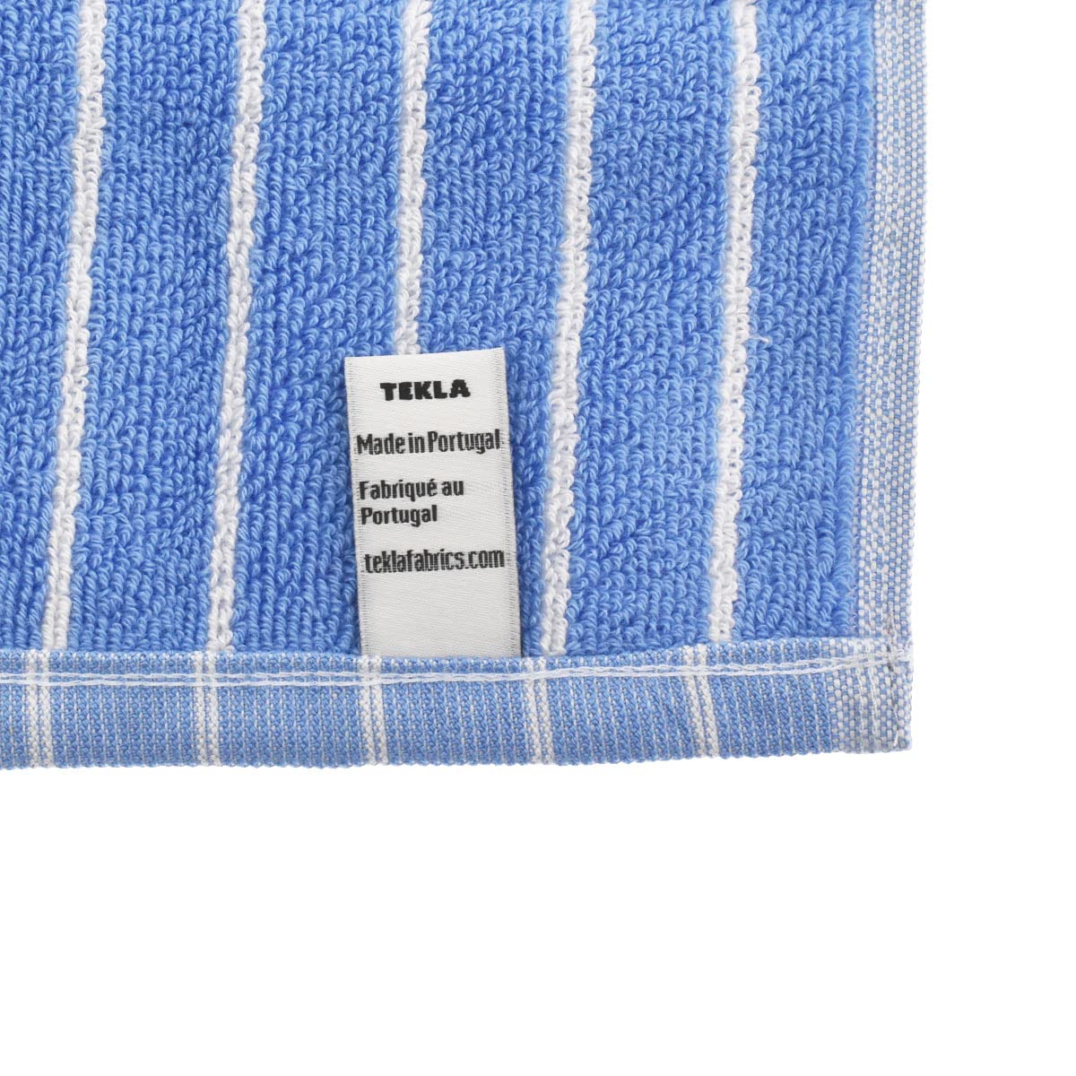 Amazon｜[テクラ]ハンドタオル TERRY TOWELS SRIPED ブルー