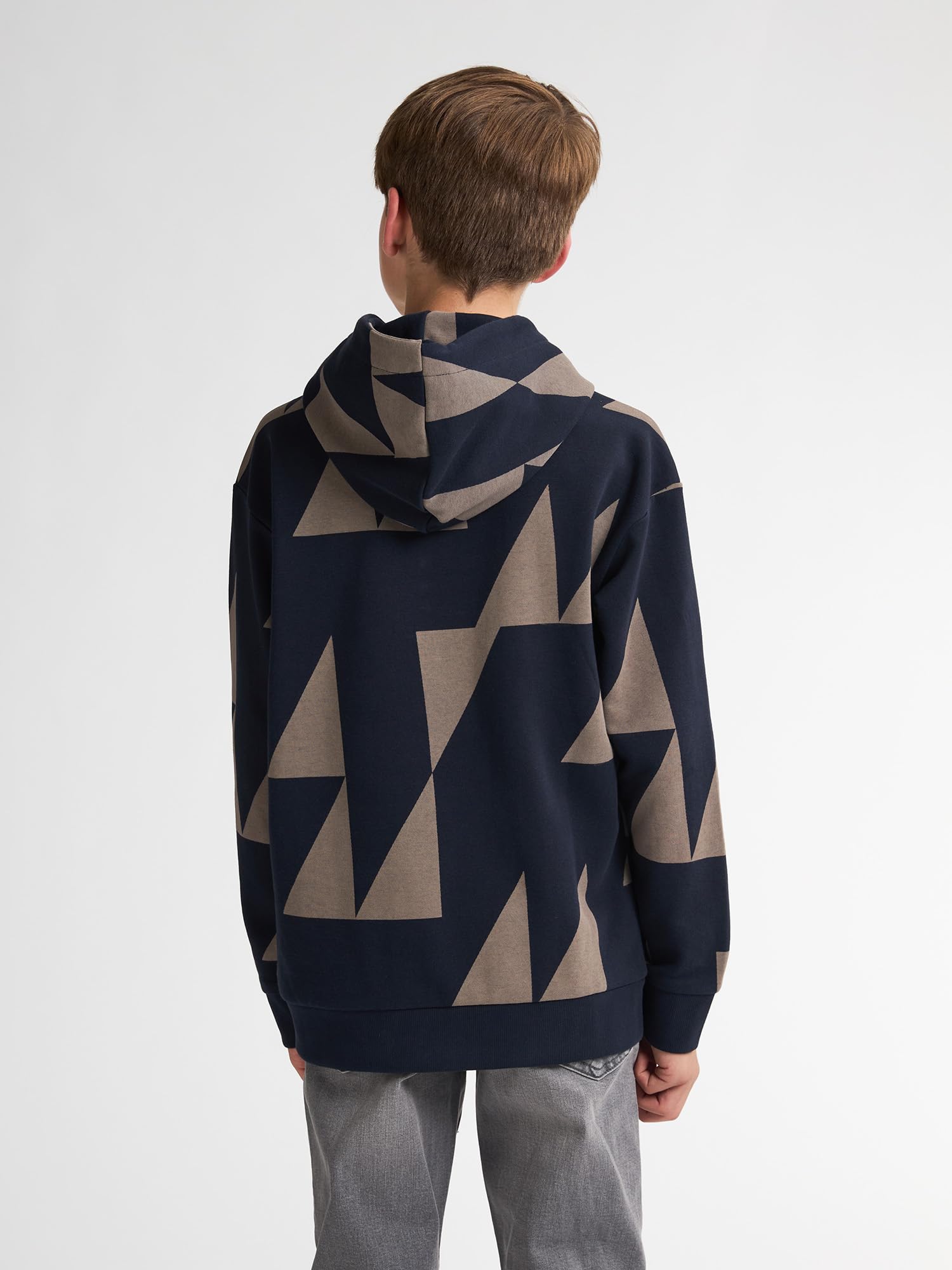 Petrol Industries - Geometrische Hoodie Lassen