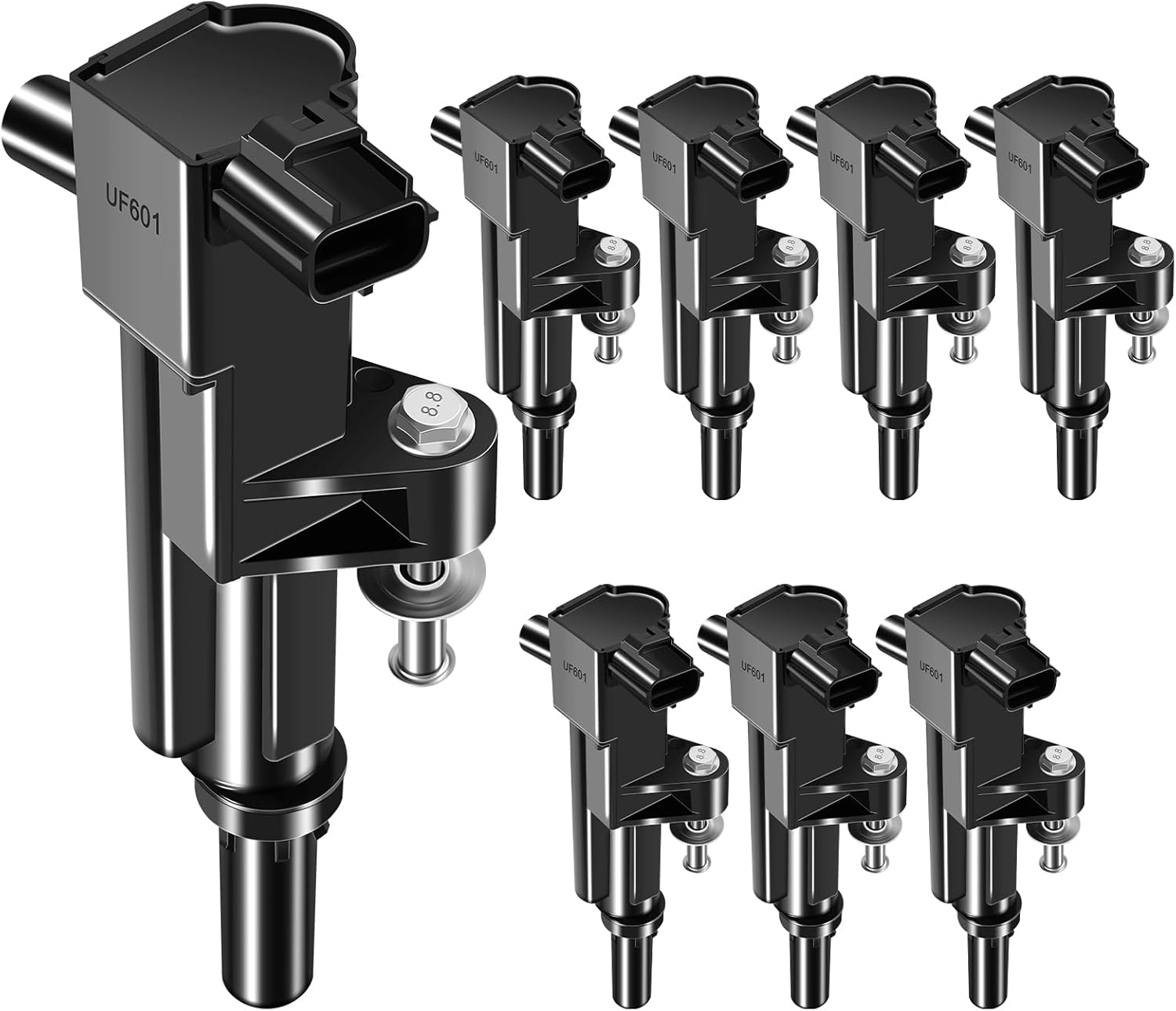 UF601 Ignition Coils Pack (V8 4.7L) Fits for Jeep Commander Grand Cherokee 2008 2009 2010; Fits for Dodge Dakota Durango, Fits for Ram 1500 2011-2013, Fits for Chrysler Aspen 2008-2009