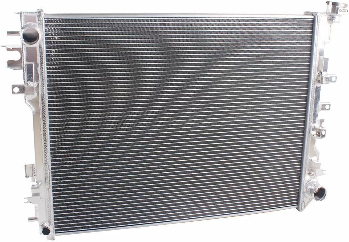 3-Row Aluminum Radiator Compatible with 2009-2021 Dodge Ram 1500 2500 3500 4000 V6 V8 Pickup