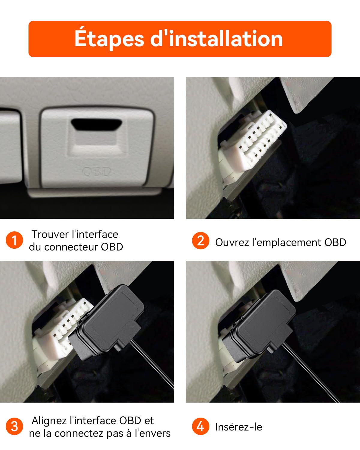 VANTRUE USB-C OBD Hardwire avec écran, 3 Niveaux de Protection Basse Tension 11,6/23,6V, 12/24V, 12,4/24,4V à 5V, 24 Heures de Surveillance au Parking pour Dashcam N5/N4P/N4/N2S/S1 PRO/N2P/E1/E2/E3