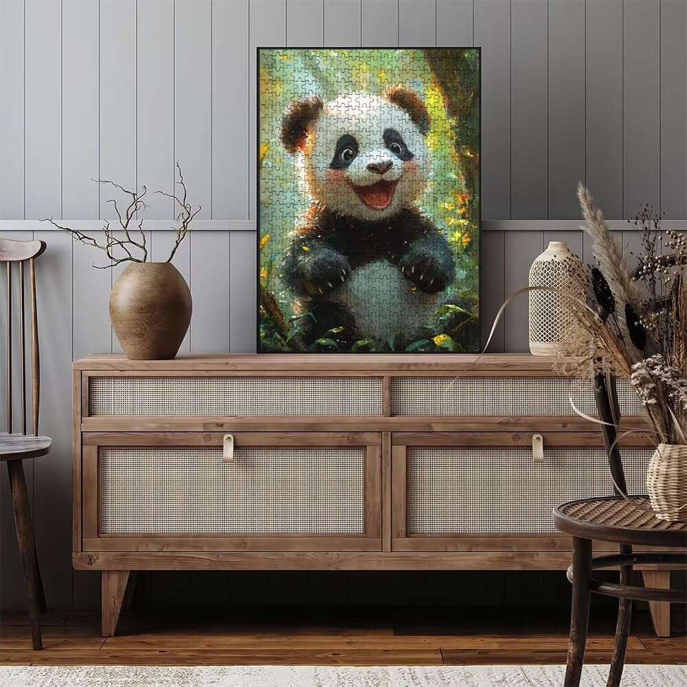 Puzzle 5000 Pezzi, Panda Carino 3D Puzzle per Adulti Impegnativo, Educa Puzzles Artistico, Divertente E Stimolante Puzzles Decorativo per La Famiglia, Regalo e Decorazione Pareti DX0YL6-973