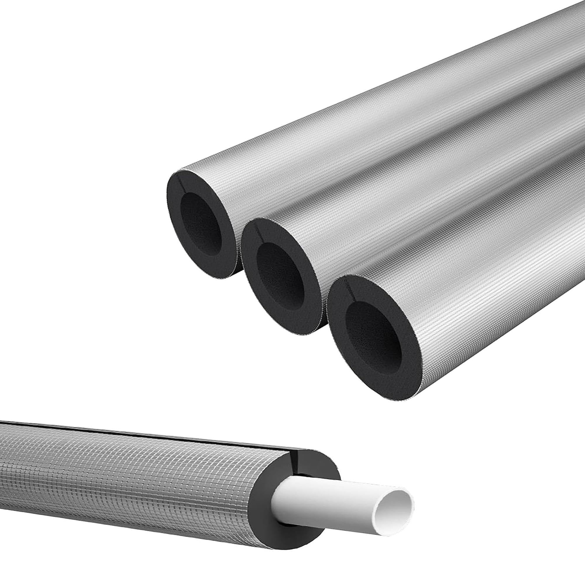 Isolante for Tubature Condizionatore Autoadesivo,Tubo Isolante Antigelo