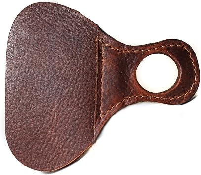 Archery Tab | Large, YES Tab Tab | 3 Under tab | Traditional Finger Tab | Finger Guard | Finger Protector | Chrome Tan Leather