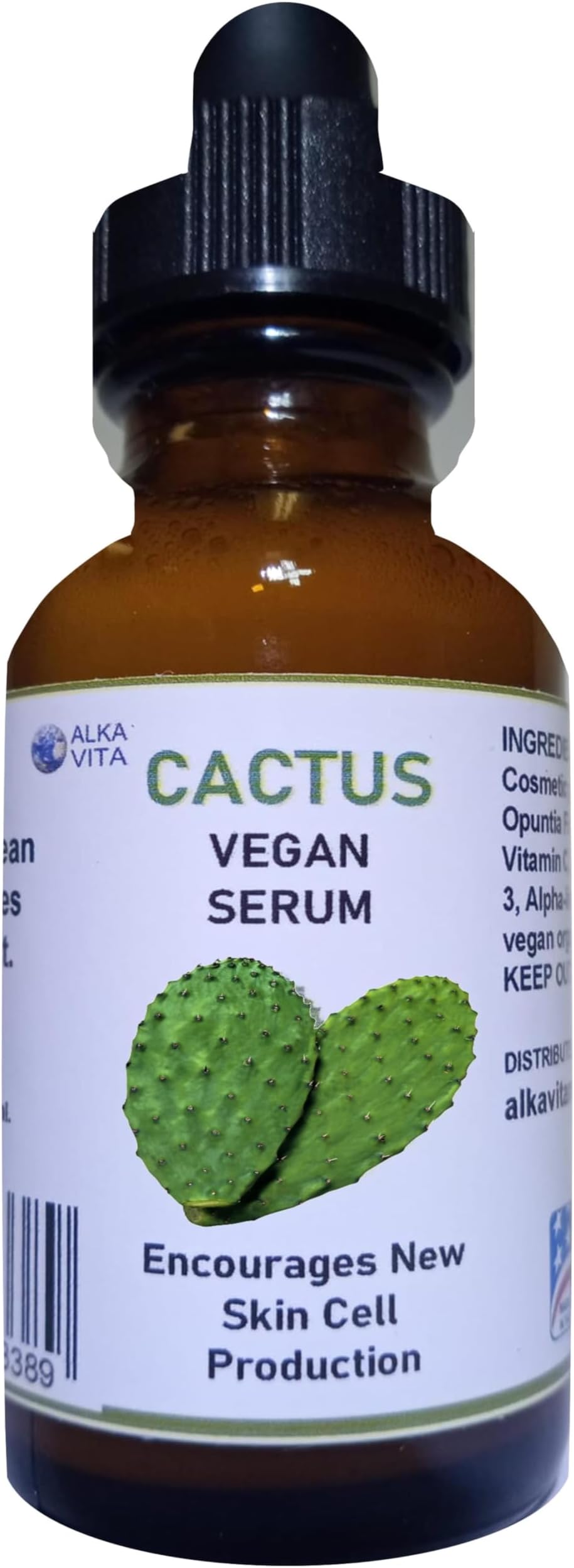Cactus Vegan Herbal Skin Serum Facial Regenerating Anti-Aging Natural Moisturizer