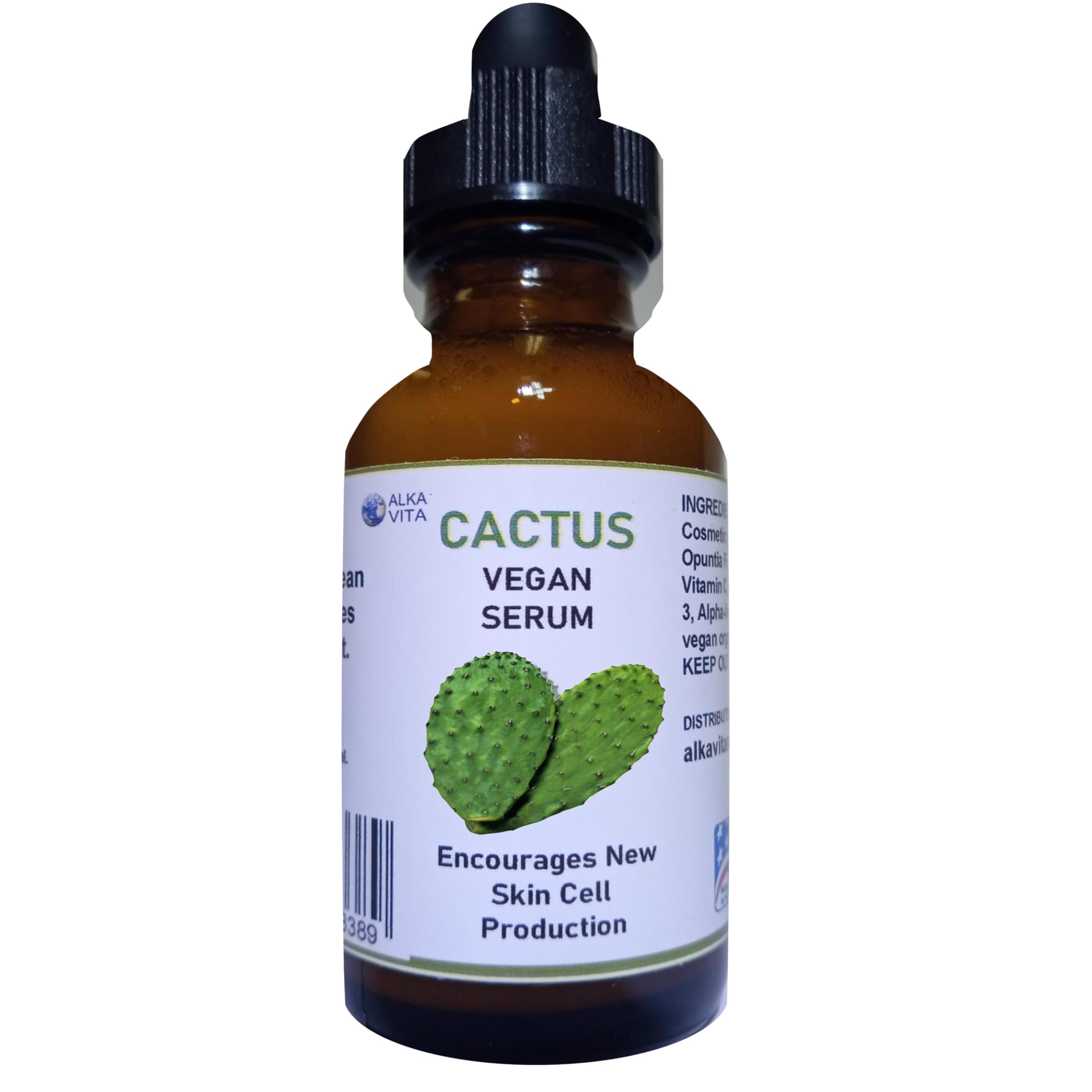 Cactus Vegan Herbal Skin Serum Facial Regenerating Anti-Aging Natural Moisturizer