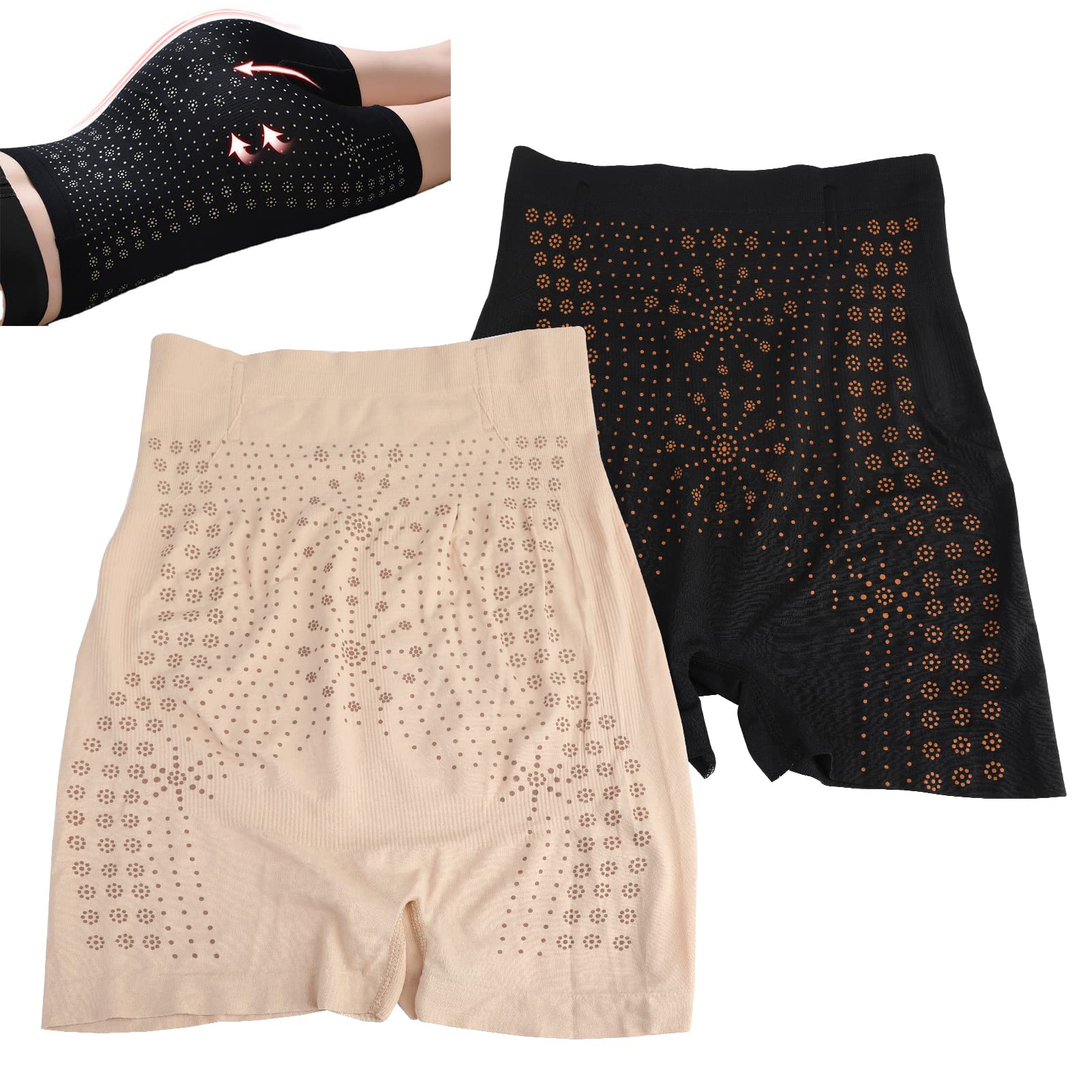 MSKS Unique Fiber Restoration Shaper for Women, Seamless Fiber Restoration Tummy Control Women's Shapewear with Butt Lifter, High-Waisted Slimming Panties Multicoloured