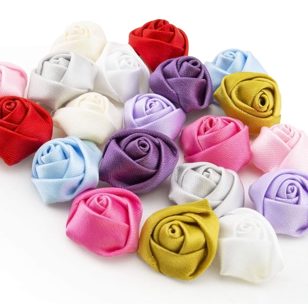 Rosettes en satin pour customiser vos boîtes de dragées et invitations