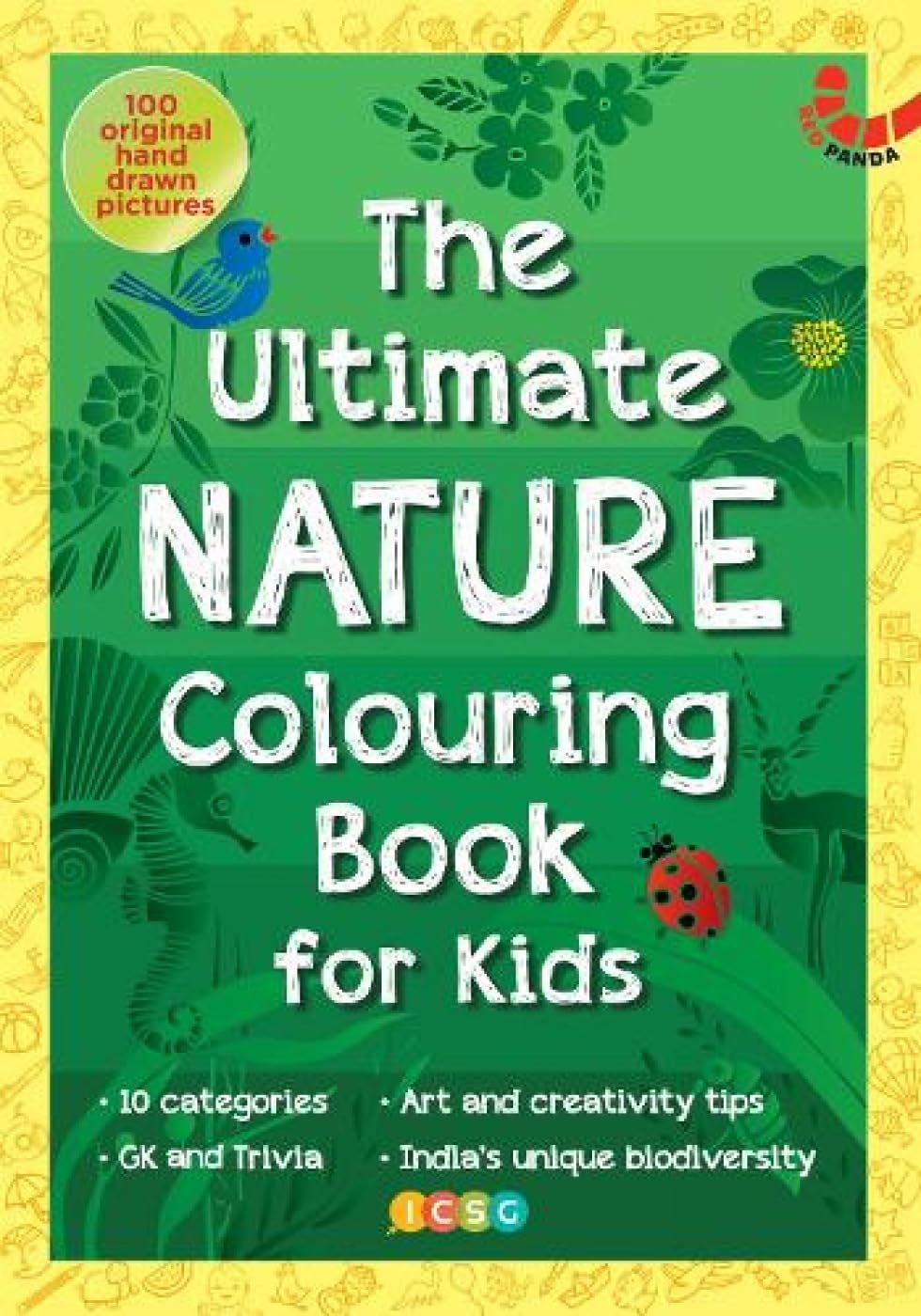 Buy THE ULTIMATE NATURE COLOURING BOOK FOR KIDS: 100 Original Hand ...
