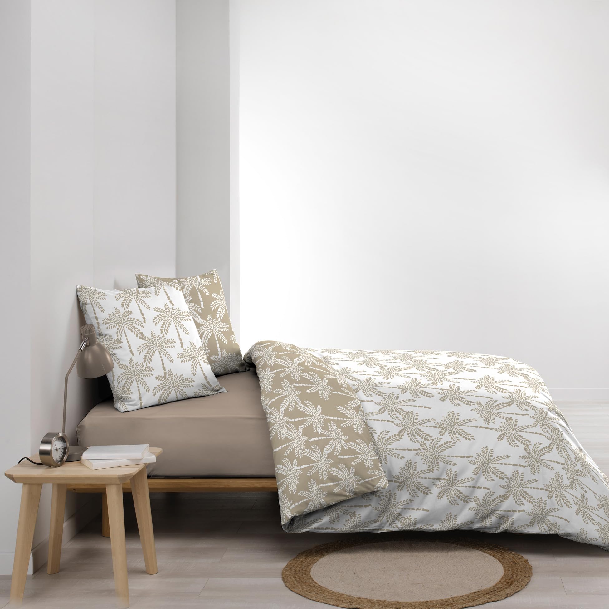 douceur d'intérieur, set da 3 pezzi (260 x 240 cm) Brianna, reversibile, 100% cotone