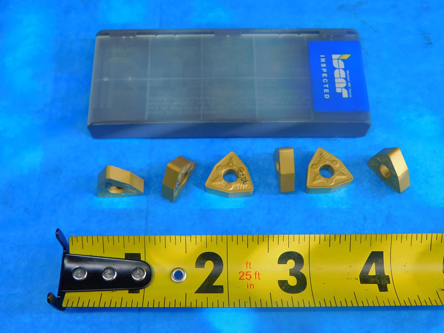 6PCS New ISCAR WNMG 433NR IC9025 TiN Coated Carbide Turning Inserts WNMG 080412 - JP0612RDT