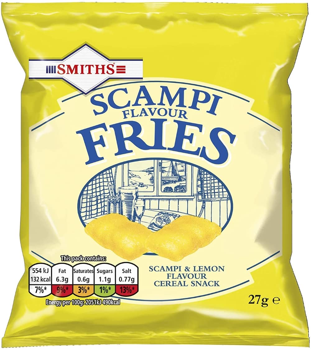 Smiths Scampi Flavour Fries 24x27g