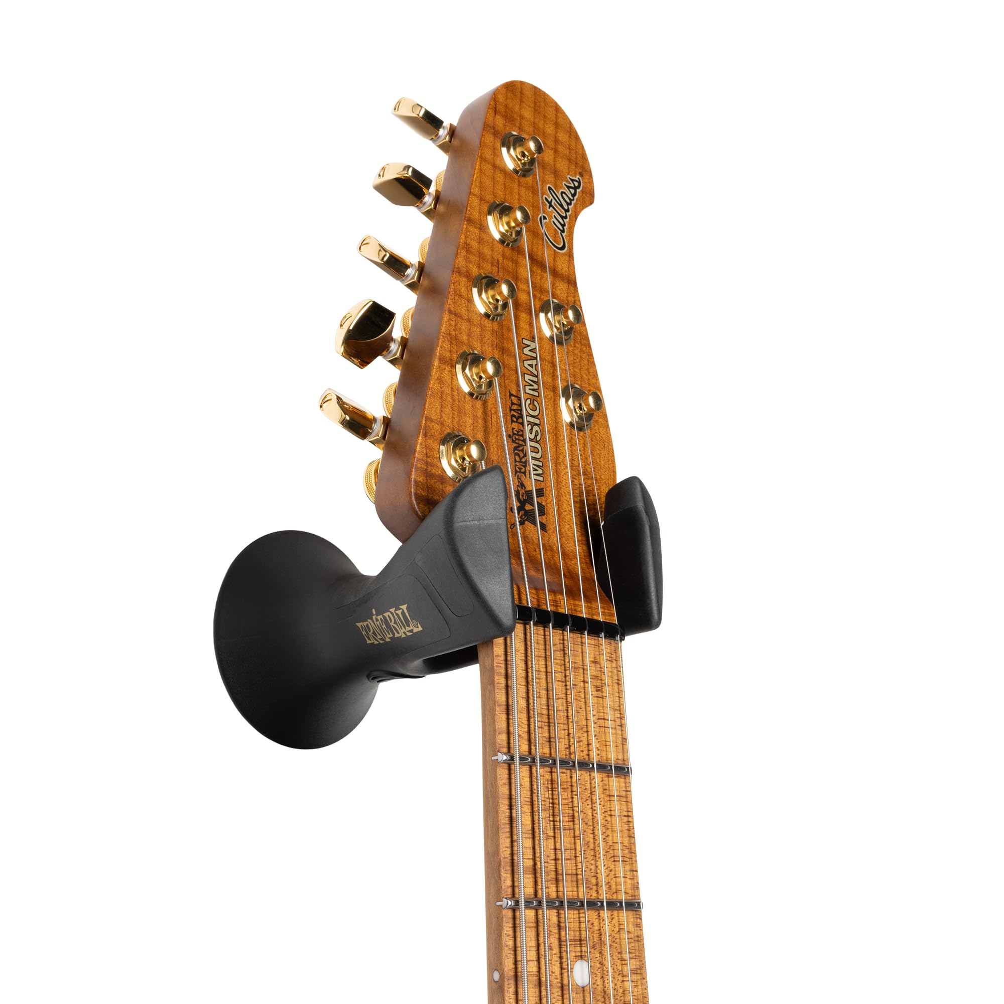 Ernie Ball Gitarren Wandhalterung, Halter für Gitarren und Bässe - Schwarz