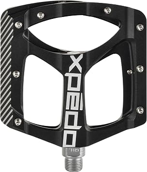 XPEDO ZED Flat Bicycling Pedals | CNC 6061 Aluminum Body, 110x110mm Platform, 12mm Low-Profile, 16 Replaceable DAX Pins | MTB/Downhill/Dirt Jump