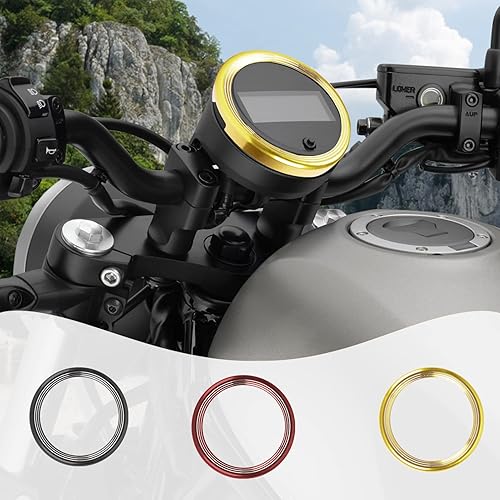 Cubierta de aluminio para motocicleta, medidor de medidor de odómetro, anillo de carcasa para tacómetro, compatible con H-onda Rebel CMX500 CMX300