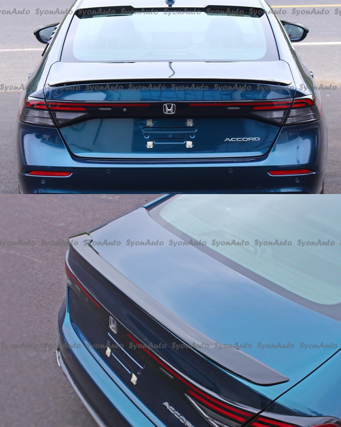 FITS 2023-2026 11TH GEN Honda Accord JDM Style Glossy Black Rear Trunk Spoiler Wing LID