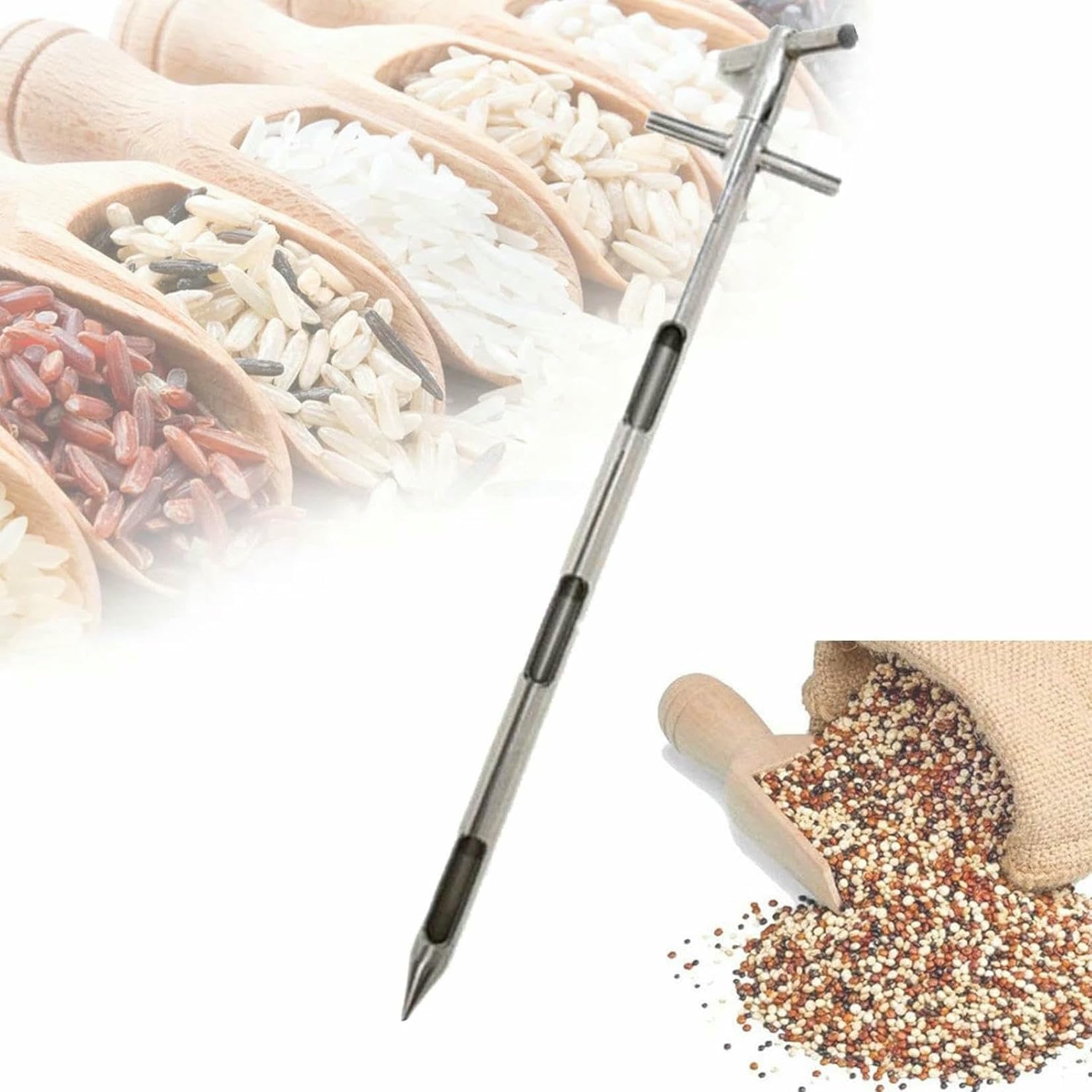 Échantillonneur de sonde de grain anti-contamination pour prélèvements de maïs