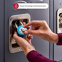 Vista 3 de Cerradura de combinación Master Lock 1561, 1561DLTBLU