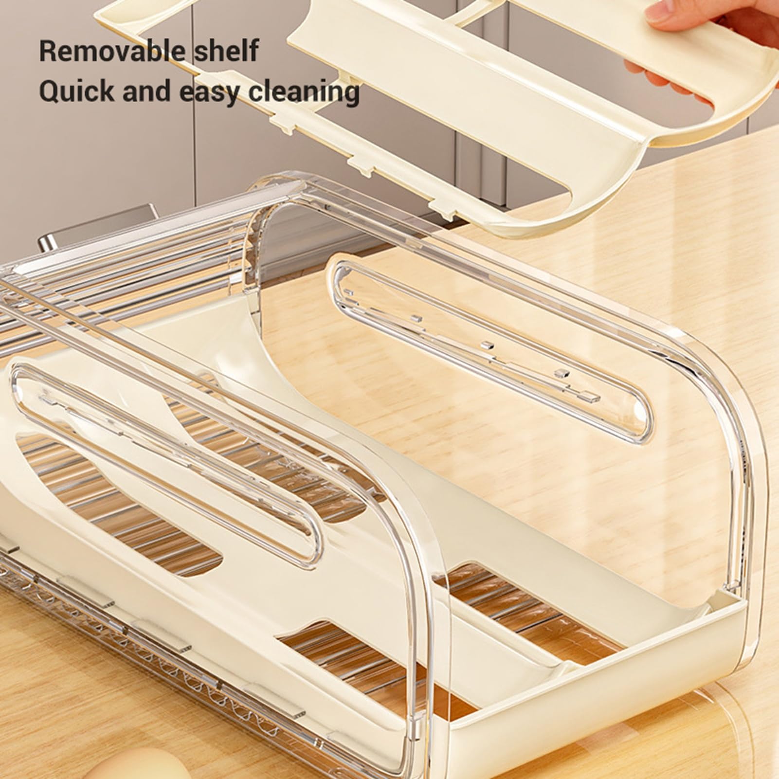Eierbox Kühlschrank Organizer für 22 Eier