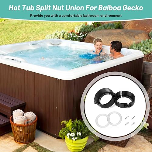 Miniatura 7 de Bomba de calentador de bañera de hidromasaje de 2 pulgadas con tornillo, junta de calentador y juntas tóricas para Balboa Gecko (tamaño real de 3