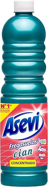 Asevi 21143 Concentrated Floor Cleaner, Cyan, 1000 ml