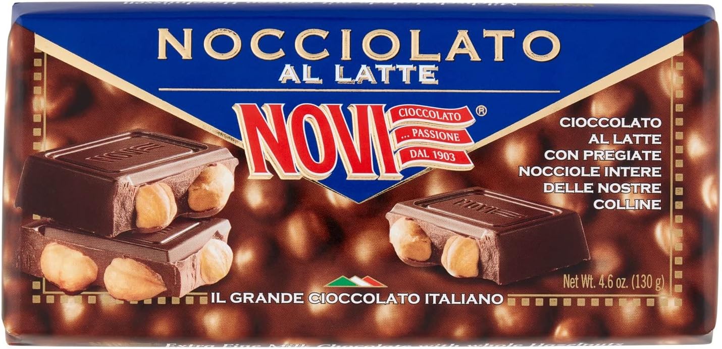 Novi Nocciolato Chocolate & Hazelnuts Bar 130g