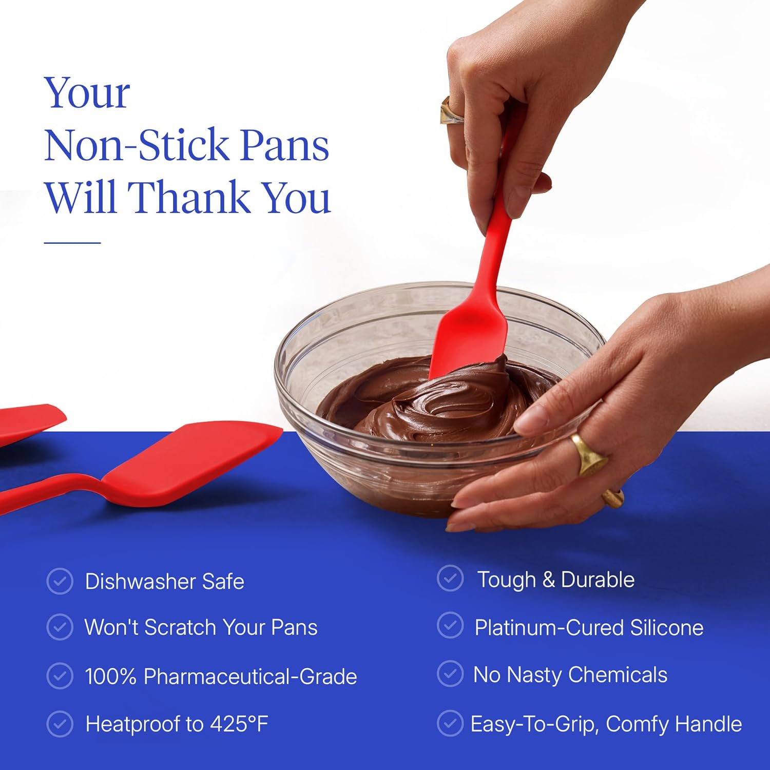 GIR: Get It Right 10-Piece Silicone Ultimate Kitchen Utensil Set – Spatulas, Ladle, Flip, Spoons, Whisk, Peeler & Spoonula – Nonstick, Non-Toxic, Heat-Resistant – Red