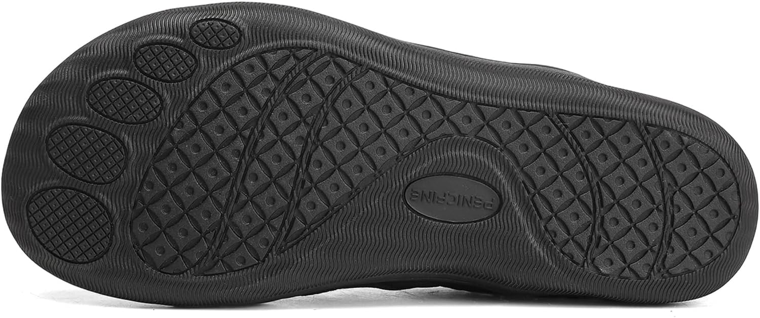 Women's/Men's Wide Barefoot Shoes,Minimalist Style Casual Shoes,Zero Drop Outdoor Walking Shoes,Breathable Upper Comfortable InteriorSuitable for Indoor and Outdoor Sports Black38 - Image 5