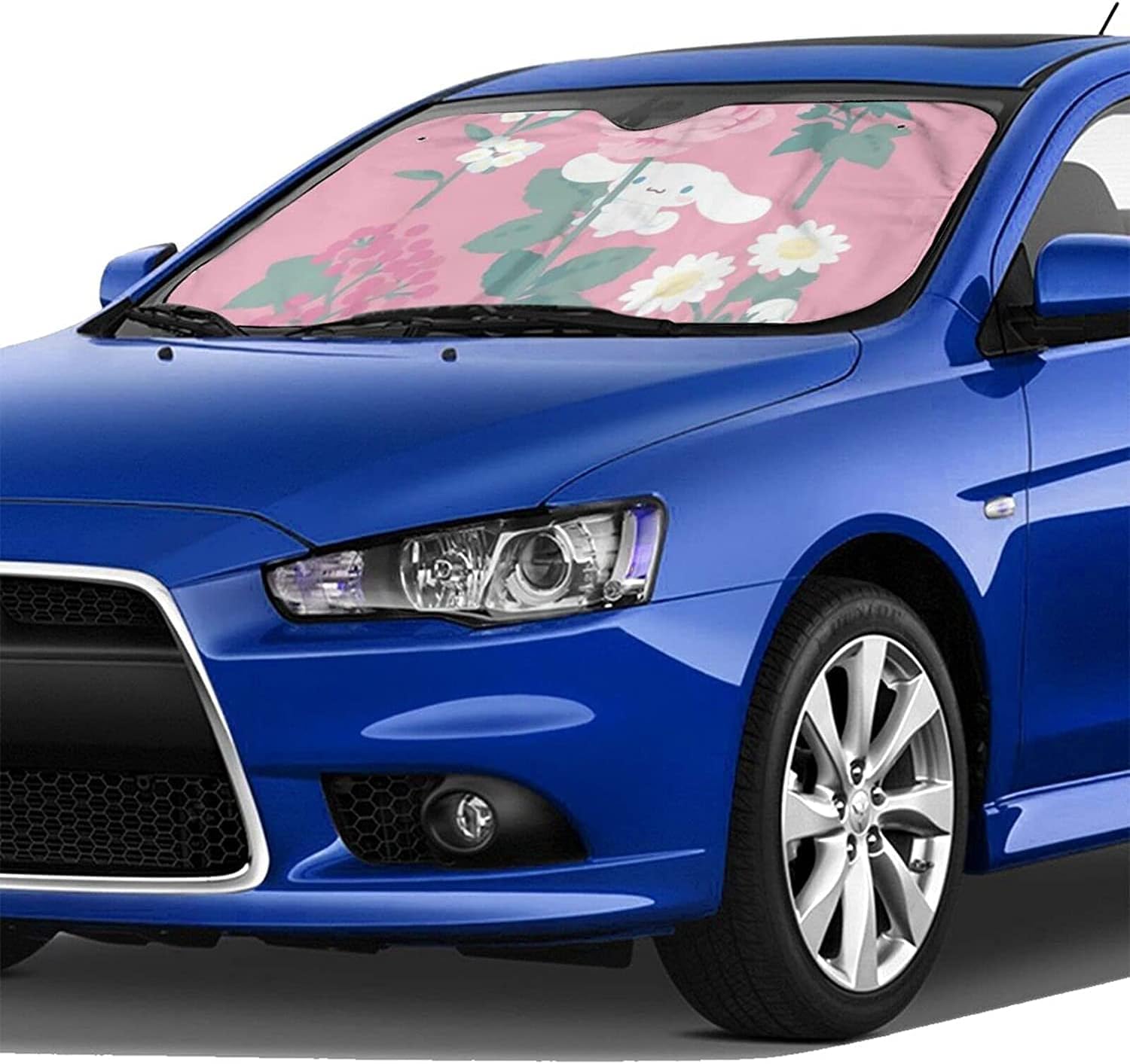 憧れ シナモロール 犬 サンシェード 車 用 フロント 吸盤2個付き 日除け 軽自動車 Uvカット 雑貨 おしゃれ おもしろい かわいい アニメ ｋｉｓｙｍｅａｒ キャラクター グッズ 車用品 130 70cm Sparrow Rs