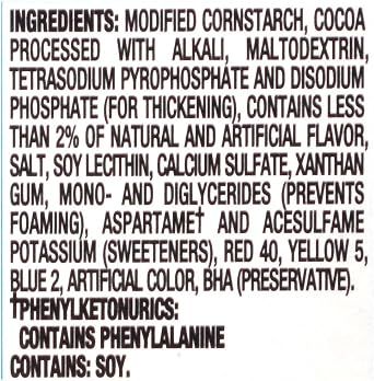 Jell-O Sugarfree Instant Pudding & Pie Filling, Chocolate Fudge, 1.4Ounce Boxes (Pack Of 6)