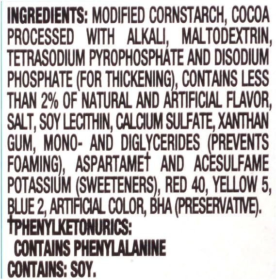 Jell-O Sugarfree Instant Pudding & Pie Filling, Chocolate Fudge, 1.4Ounce Boxes (Pack Of 6)