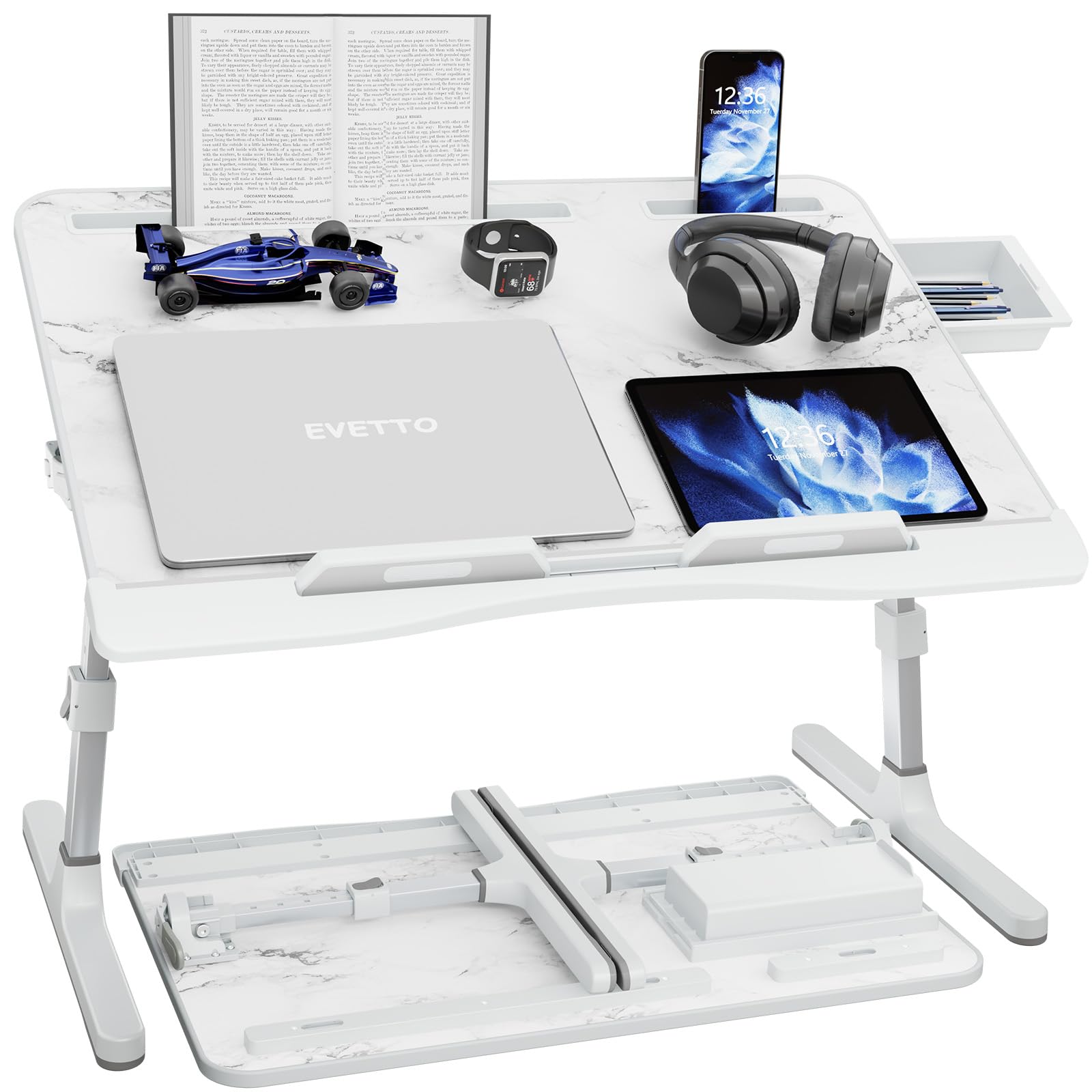 EVETTO X-Large Adjustable Laptop Table