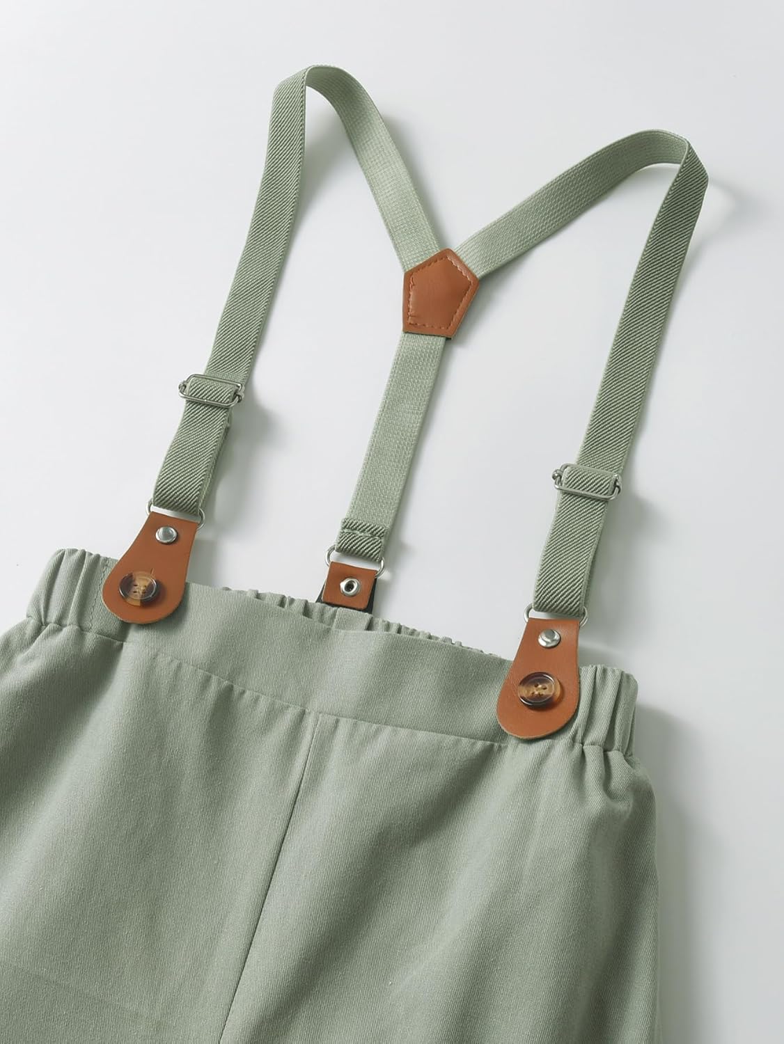 Boarnseorl Baby Boys Pants Sets,Toddler Gentleman Outfits, Infant Long Sleeve Shirt + Pants + Bow Tie + Suspenders - Image 8