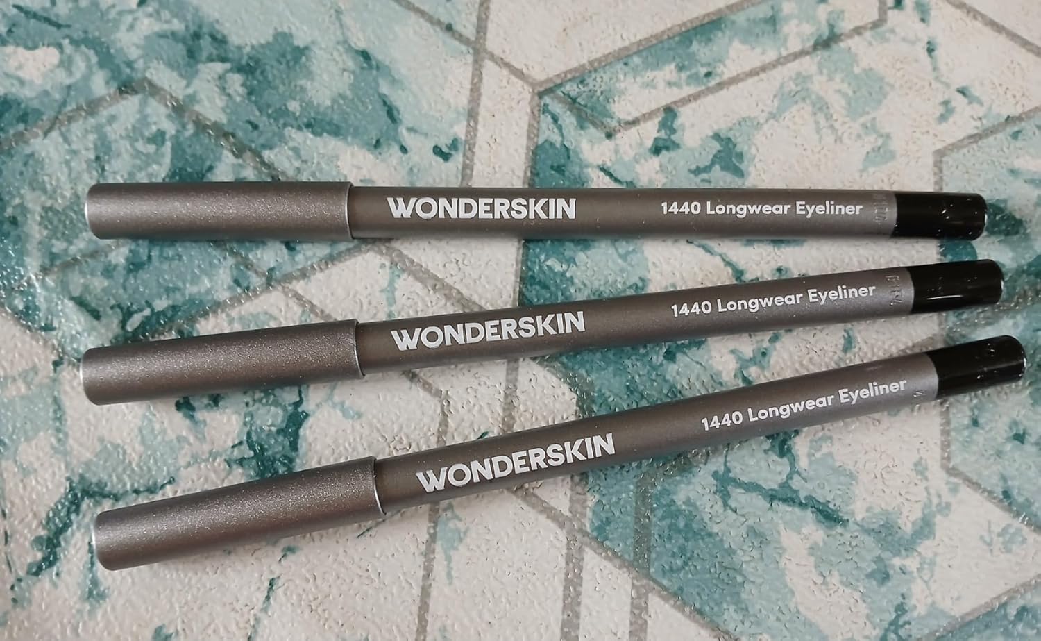 Wonderskin Eyeliner Pencil, 1440 Longwear Deep Black Eyeliner Pencil - Waterproof, Sharpenable & Smudge Proof (Liquorice)