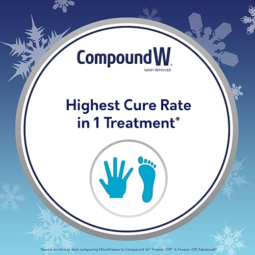 Miniatura 4 de Compound W Nitro Freeze + GelPads removedor de verrugas con óxido nitroso, 1 bolígrafo de eliminación de verrugas con 8 puntas de repuesto y 3
