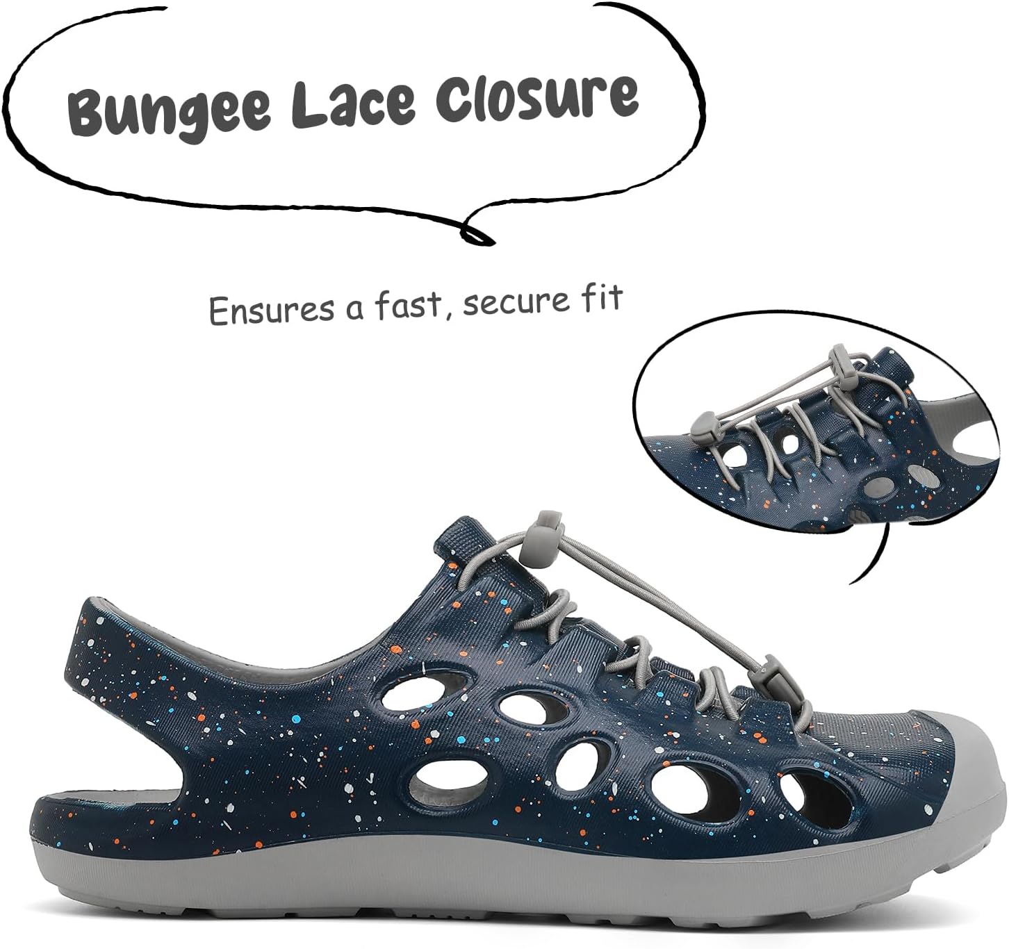 Kids Sport Sandals for Boys Girls Hiking Water Shoes Closed Toe Outdoor Athletic Beach Sandals