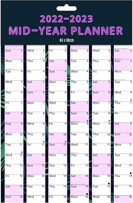 Ut2j Calendrier Universitaire 2023 2024 2022 2023 Large Mid Year Academic Wall Planner Calendar Teacher And Student  Academic Year Planner 2022-2023 For Home, Office, School, Organization  (Tropical) : Amazon.co.uk: Stationery & Office Supplies